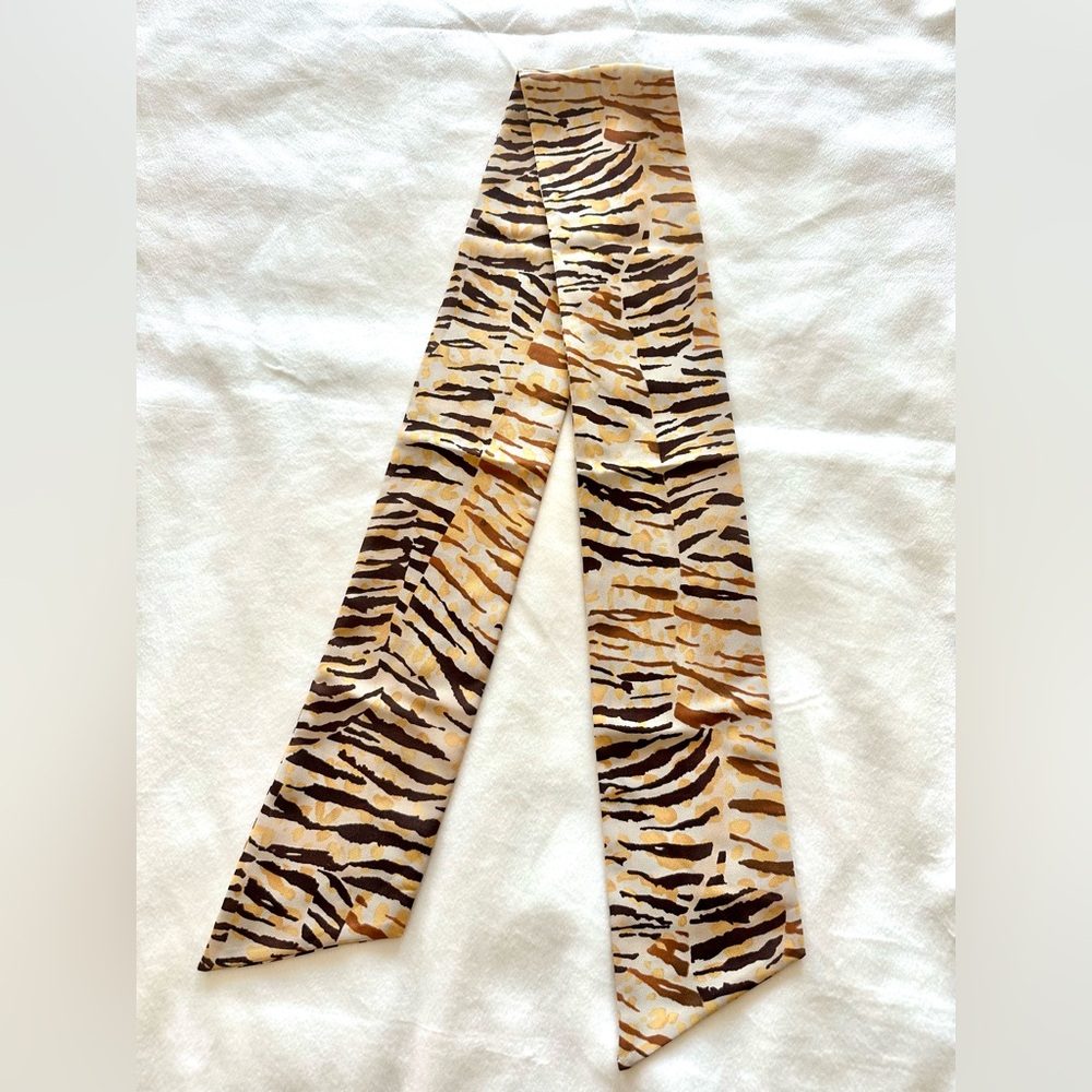Animal Print Scarf. Silk and Nylon Blend. NWOT